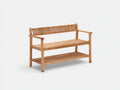 Gartenbank Holz 145x52x88 cm - Natur - Modernes Design