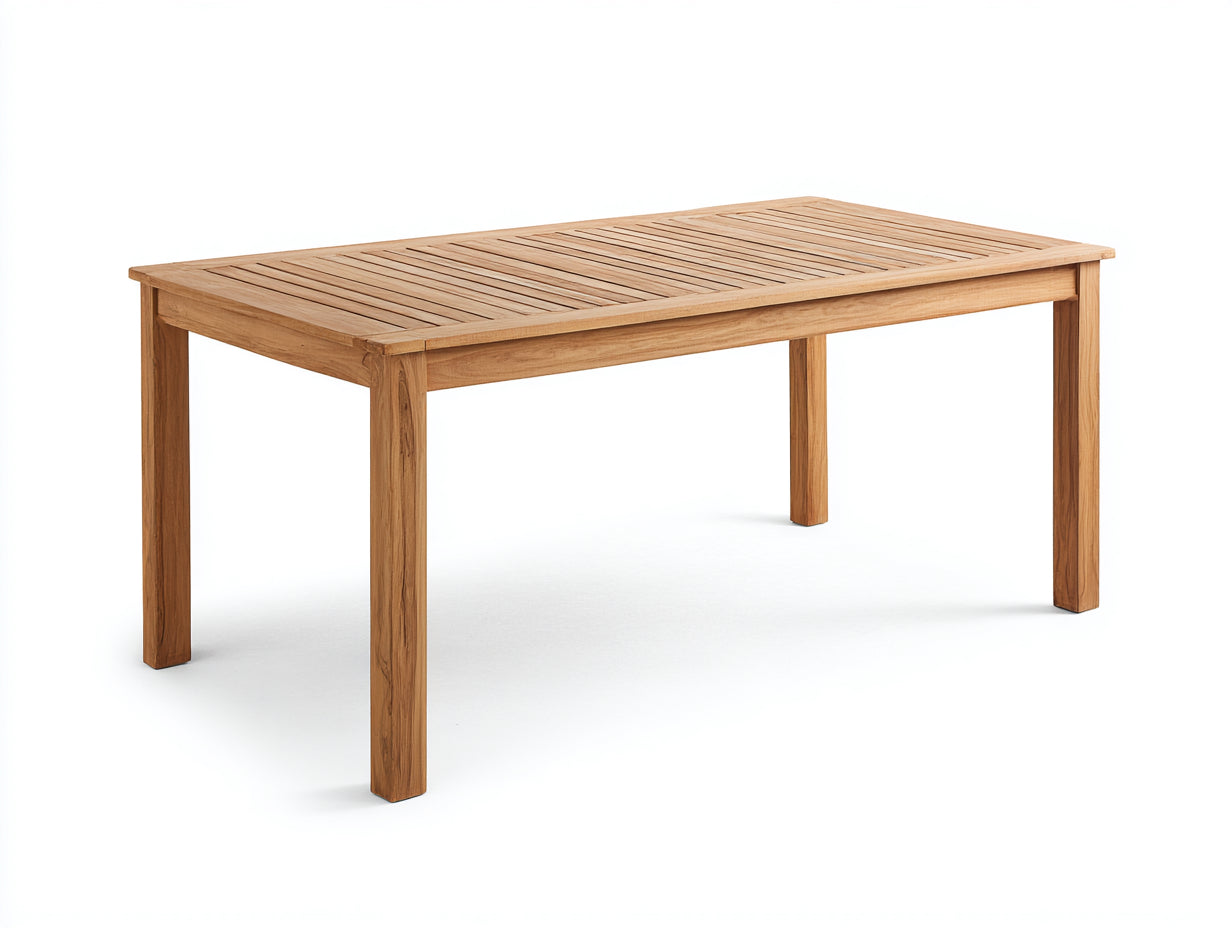 Gartentisch Holz 180x90x75 cm - Natur - Modernes Design