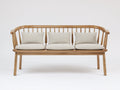Gartenbank Holz 180x65x85 cm - Natur-Beige - Klassisches Design